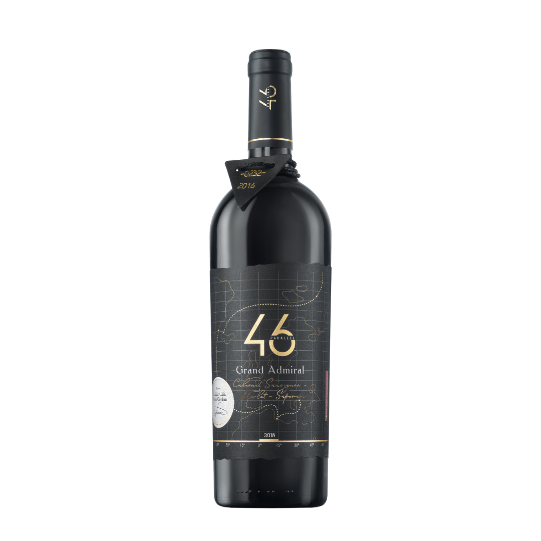 46 PARALLEL WINE <br> <br> Grand Admiral Сabernet Sauvignon – Merlot – Saperavi 2018 